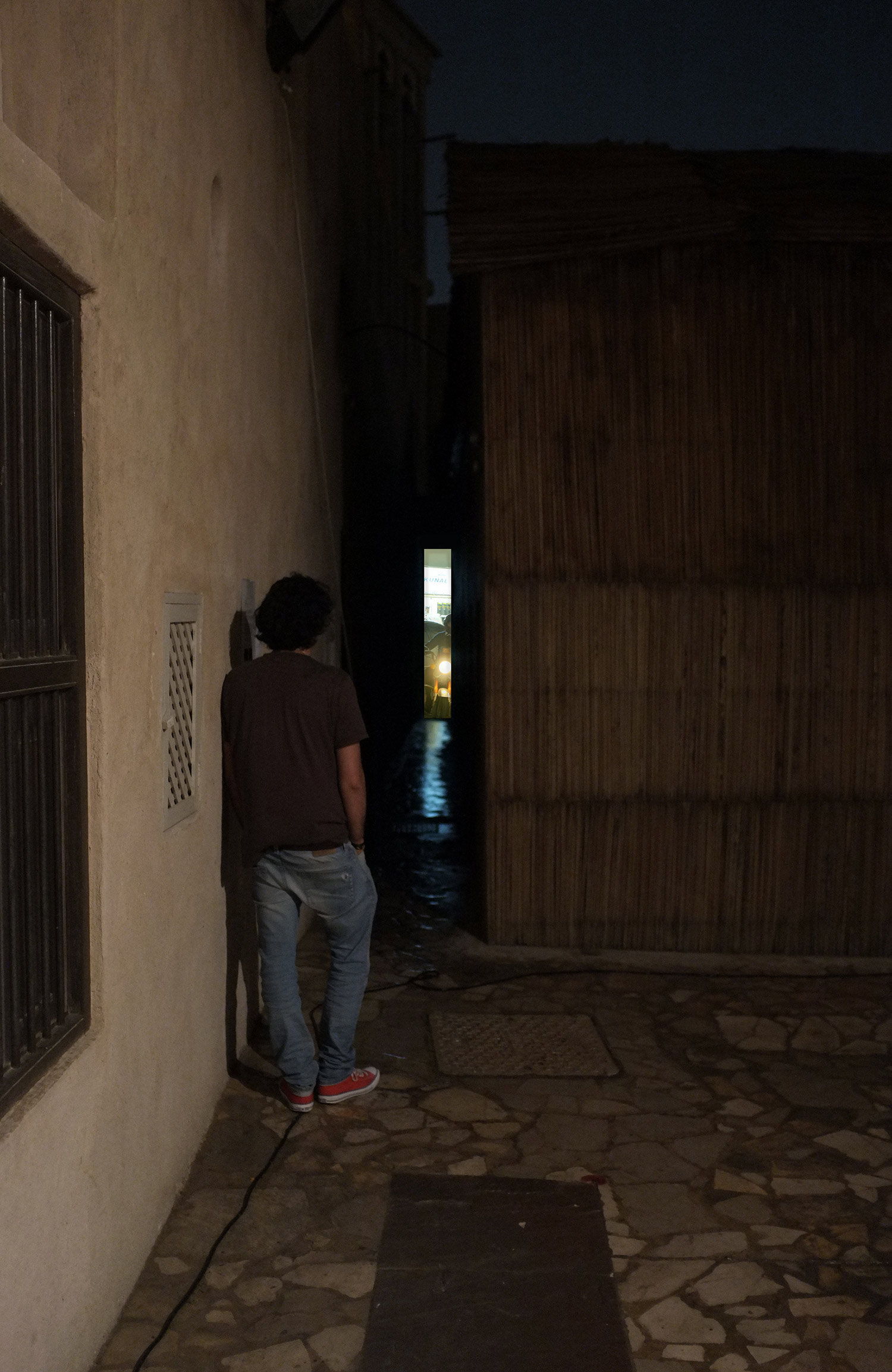  Installation view  Alley between House 11 and House 16, Al Fahidi Historical Neighbourhood 