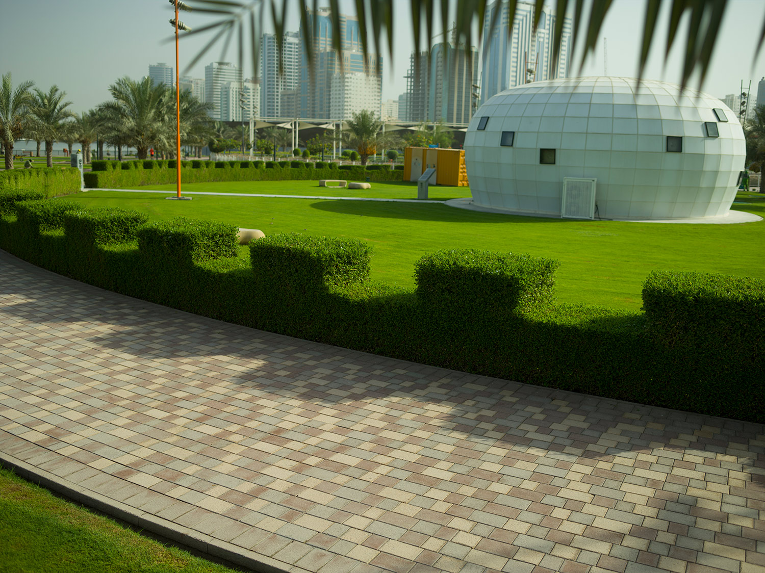  Hedge design by Muhammad Shabbir Ahmad Din  Al Majaz Park, Sharjah 
