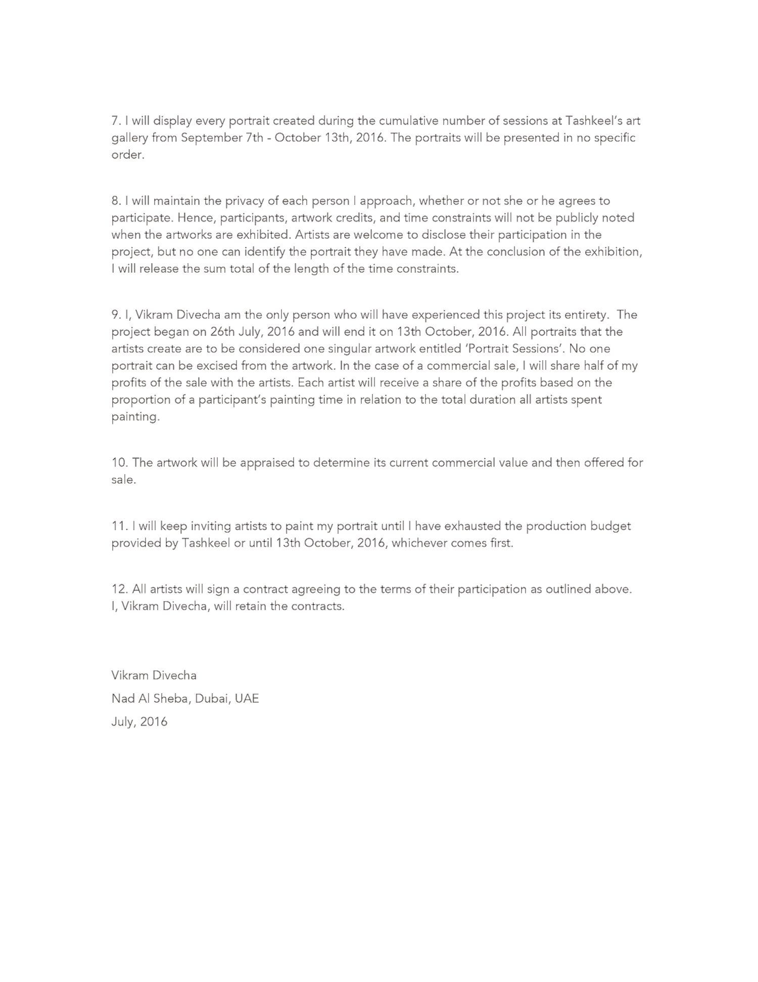 Artist Statement Page 2