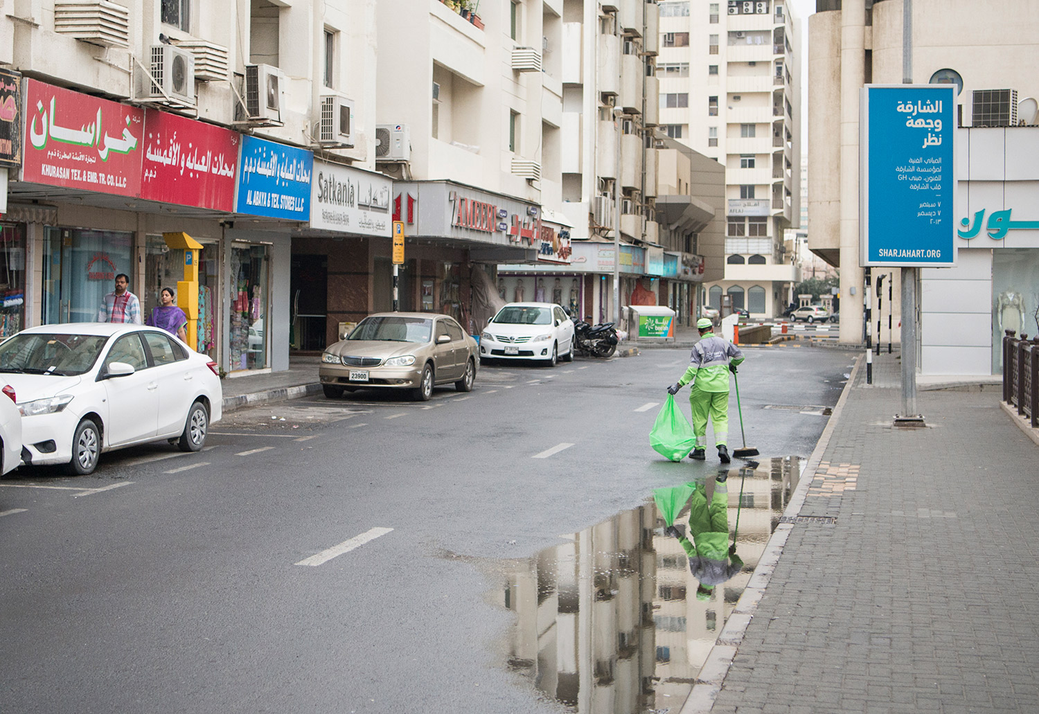  Khayyum Shaik on revised route  Al Shuweiheen, Sharjah 