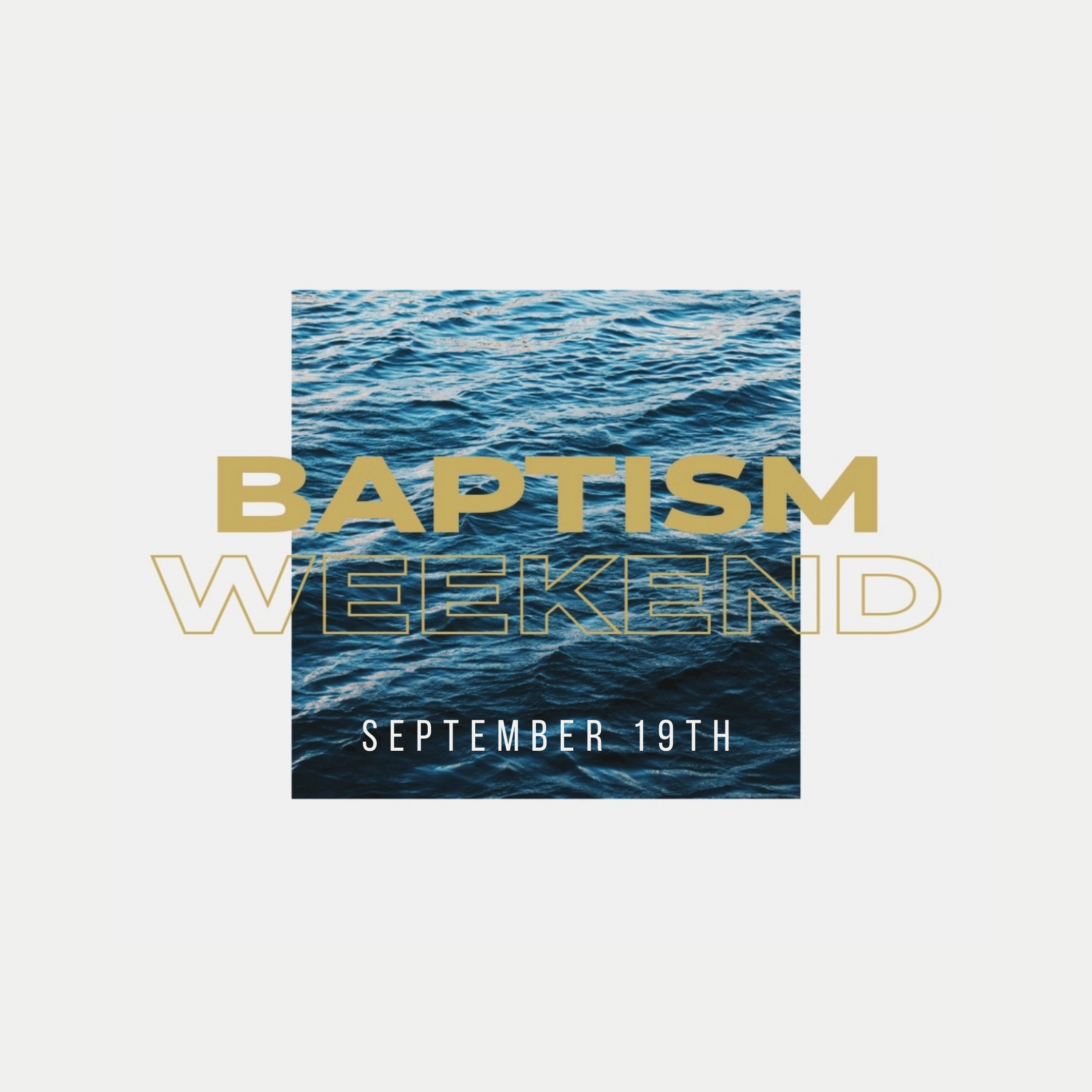 Baptism Sunday
