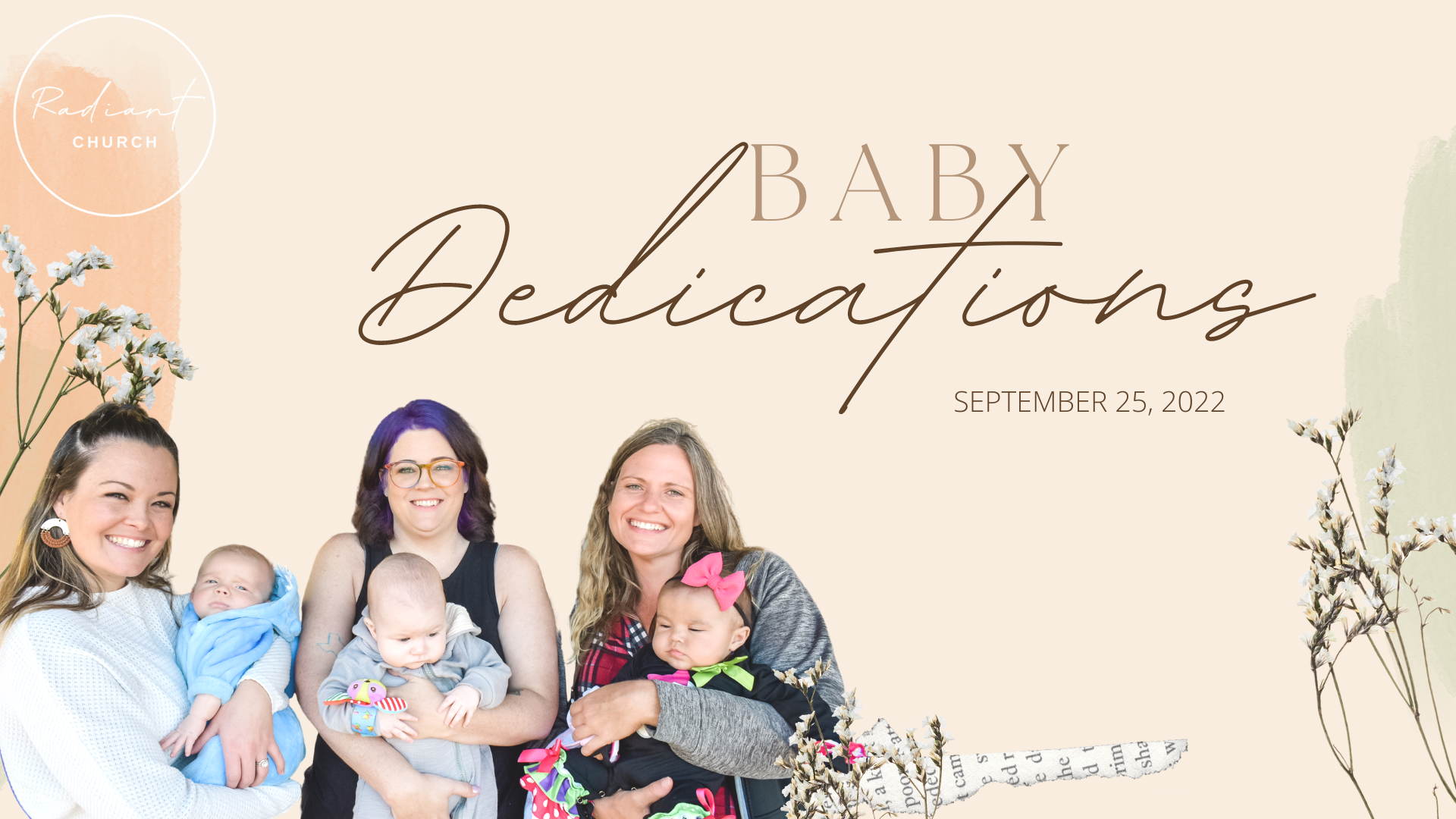 Baby Dedication Sunday
