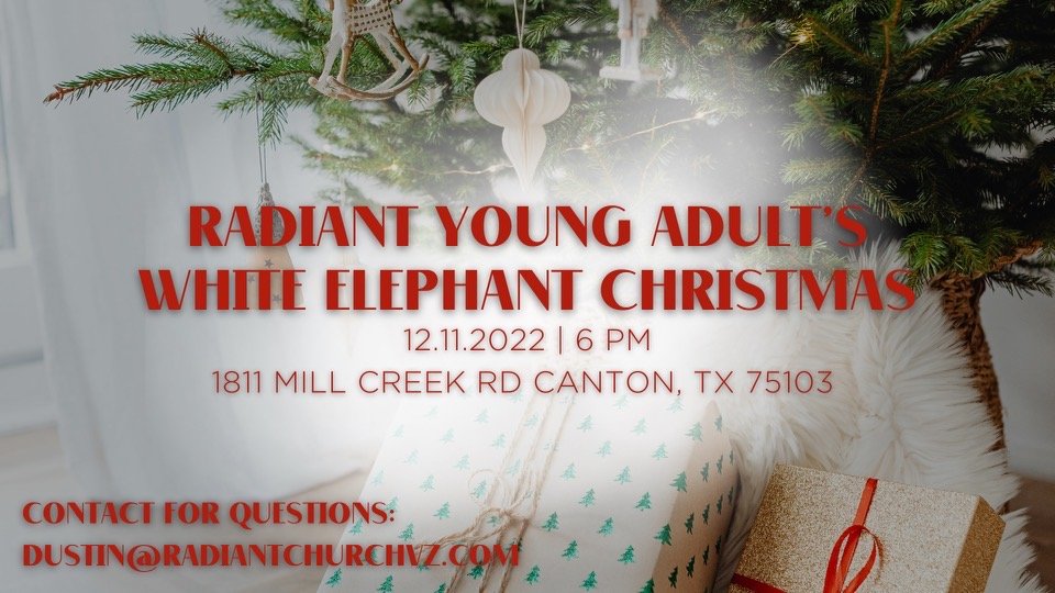 Radiant Young Adults White Elephant Christmas