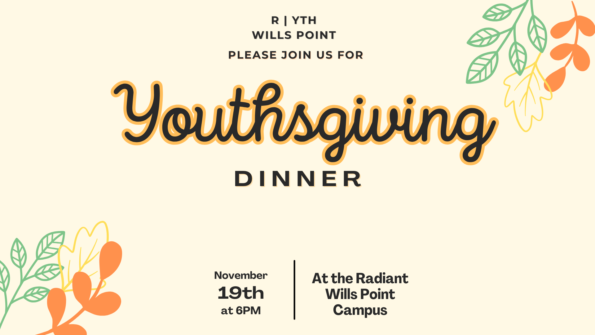  Wills Point Campus | YTHSGIVING 