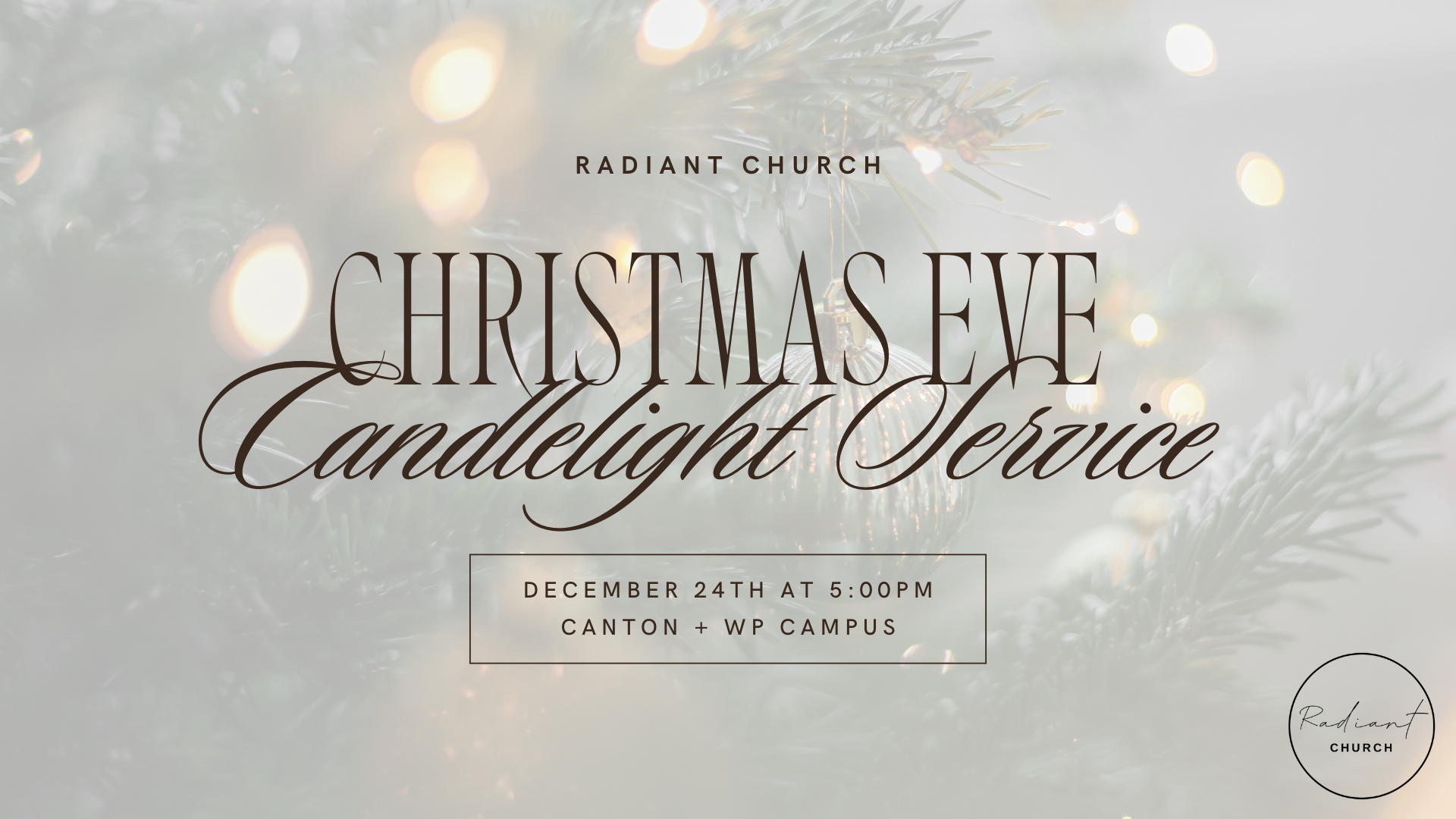 Christmas Eve Candlelight Service