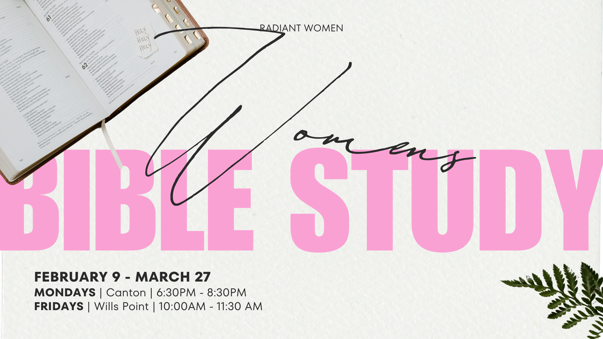 Women's Spring Bible Study