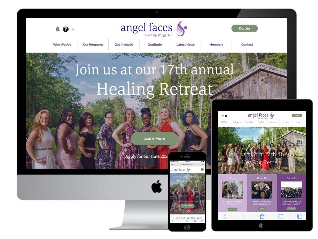 Client Spotlight: Website Revamp for Angel Faces Inc. — MWE Creative ...