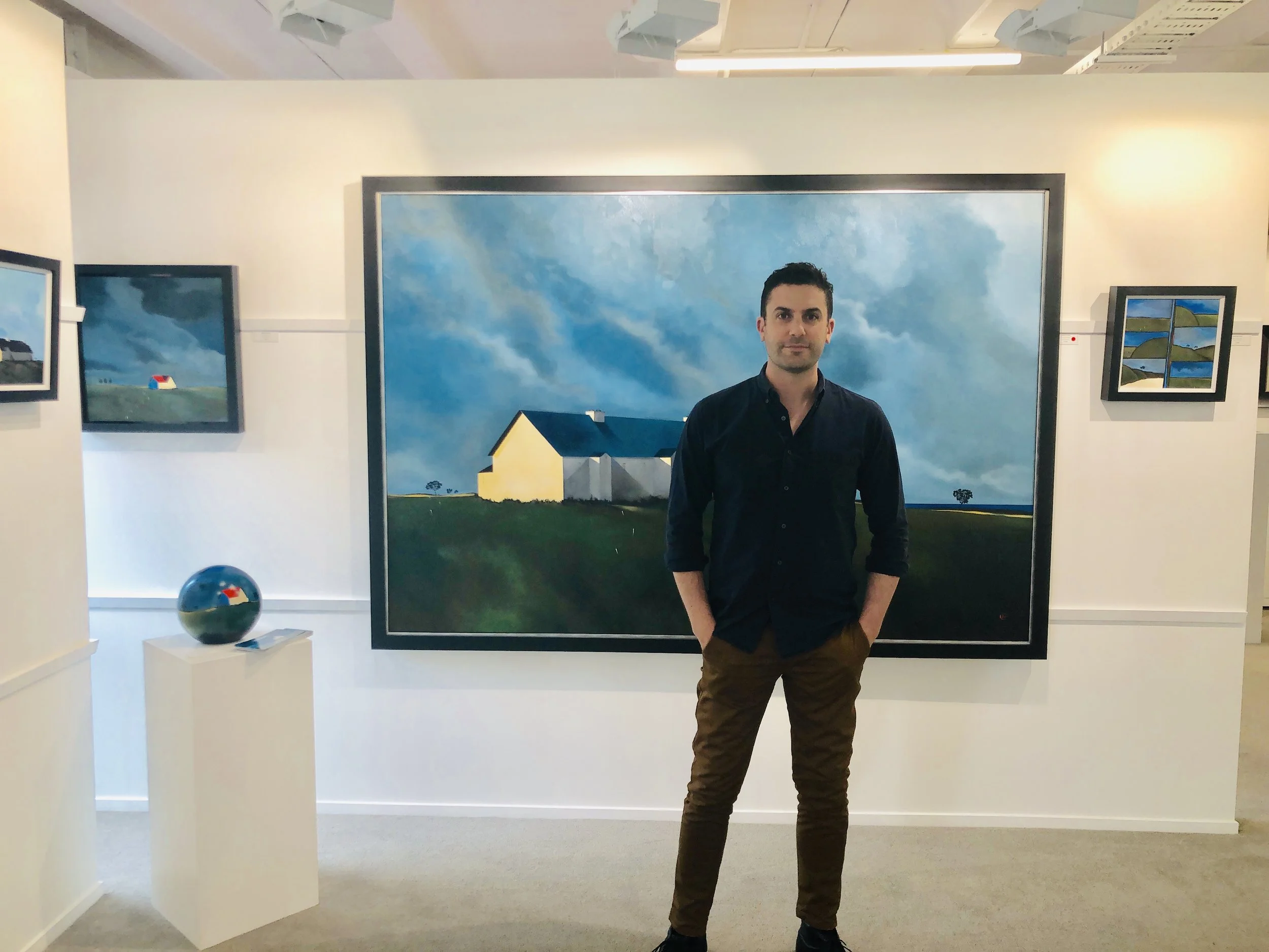 A photo of the New Zealand Artist James Watkins