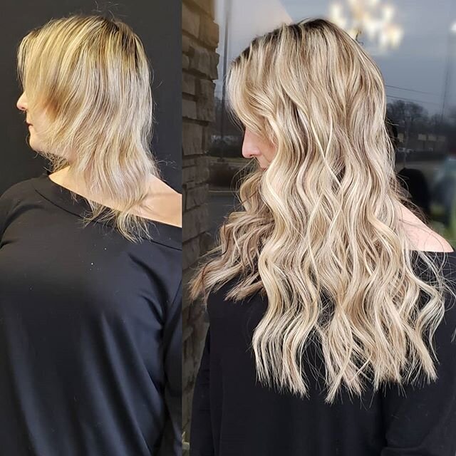 Did you know that blonde hair holds and showcases the best curl?
.
Sorry brunettes and red-heads, you know I love you, but it's a fact. .
All of that extra dimensions and that bit of texture that occurs when a clients hair is lightened gives way to c