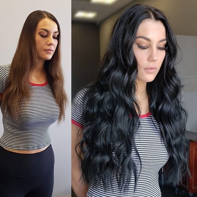 Swipe to reveal more before and after pictures! .
.
.
.
My beautiful guest is wearing 
two rows of 
@naturalbeadedrowsextensions
.
.
.
Everything is custom color to her desired goal. .
.
.
Want more info about NBR?  Click the link in my bio to get fr