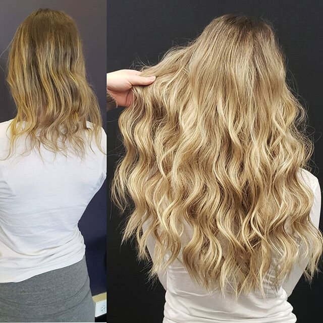 Warm honey toned dimensional blonde with 2rows of NBR extensions! .
.
Click the link in bio to apply for NBR👆
@naturalbeadedrowsextensions 
@handtiedextensions
@redken
.
.
.
.
.
.
.
.
.
.
.
#nbrextensionschicago #nbrstylist #dimentionalblonde #blogg