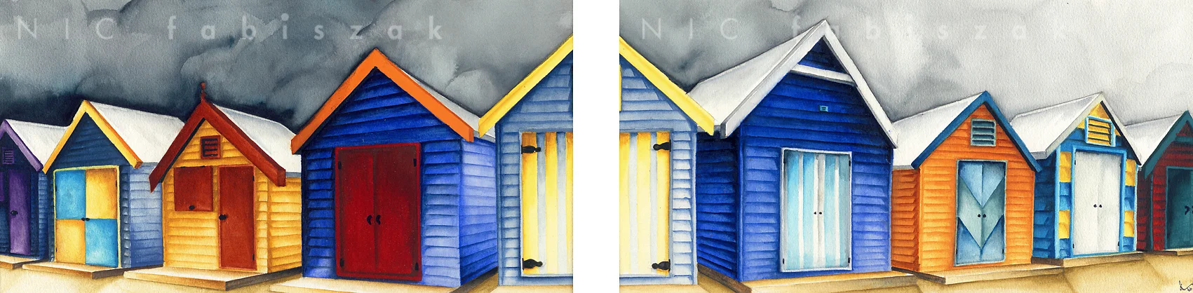 Brighton Bathing Boxes, $115