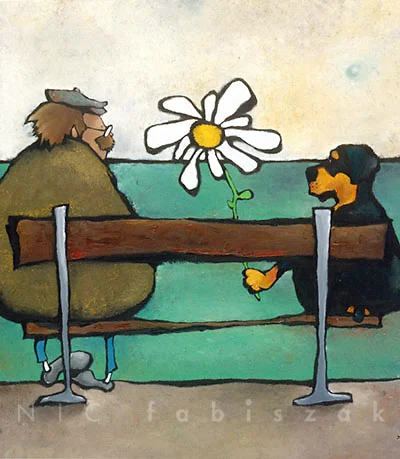 Sharing A Moment Rottweiler, $75