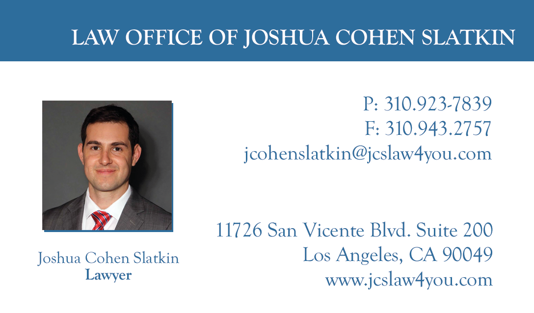 joshua cohen slatkin Business card FRONT w pic.png