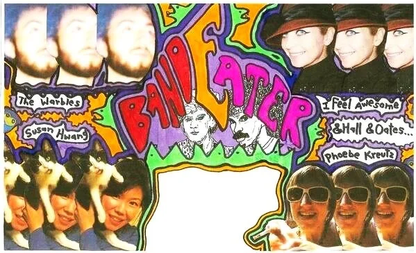 Ink and marker with collage