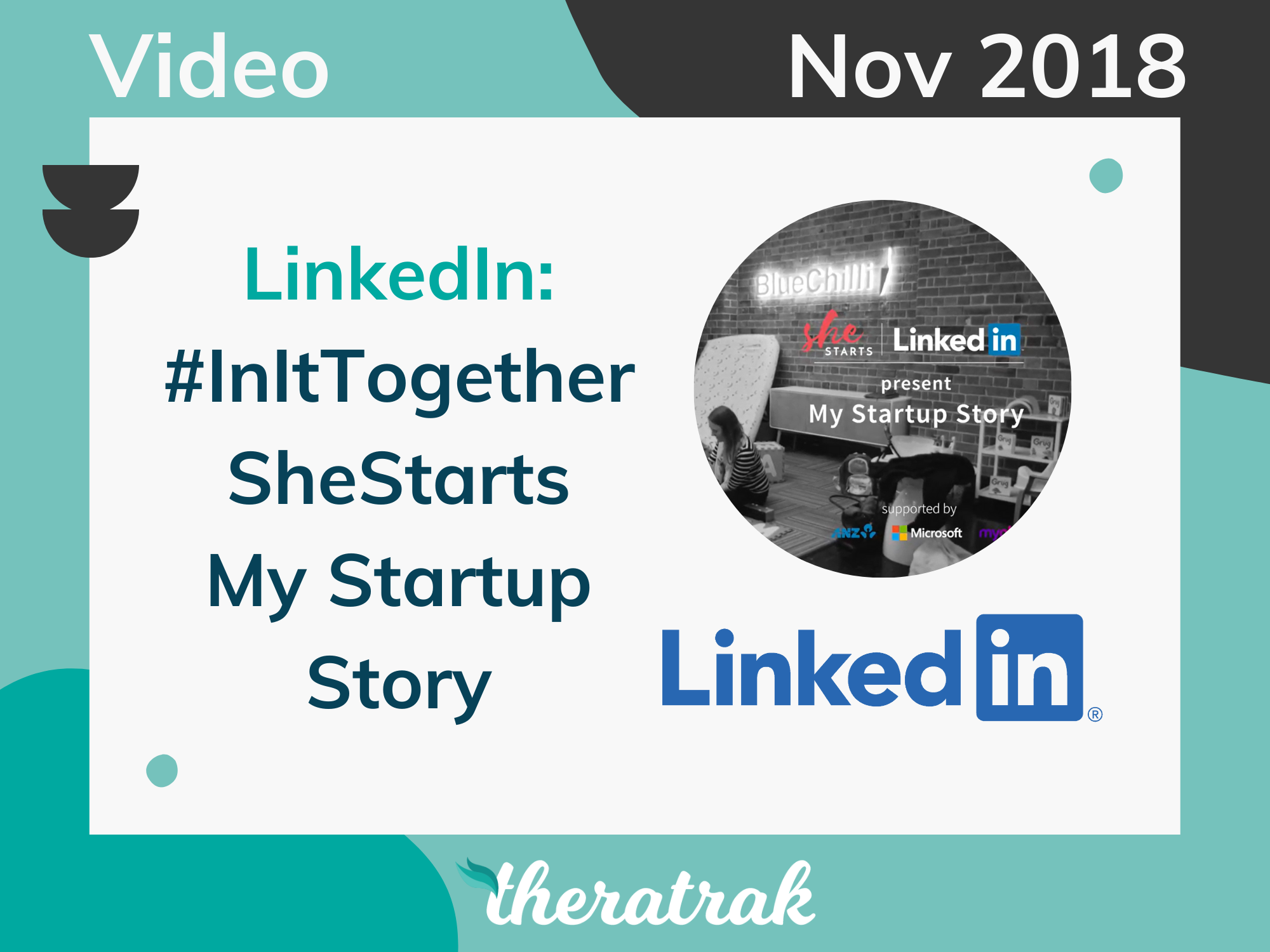 LinkedIn: #InItTogether SheStarts My Startup Story