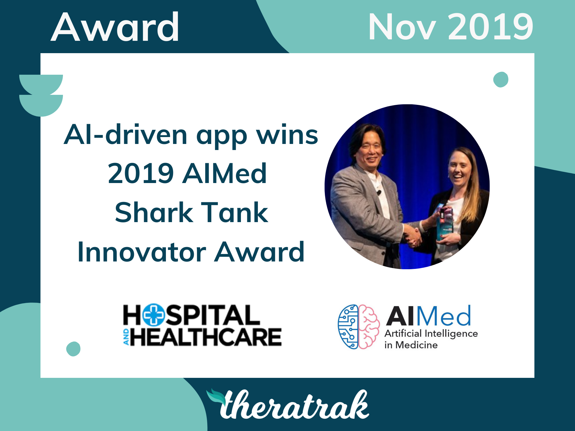 Hospital Healthcare: AI-driven app wins 2019 AIMed Shark Tank Innovator Award
