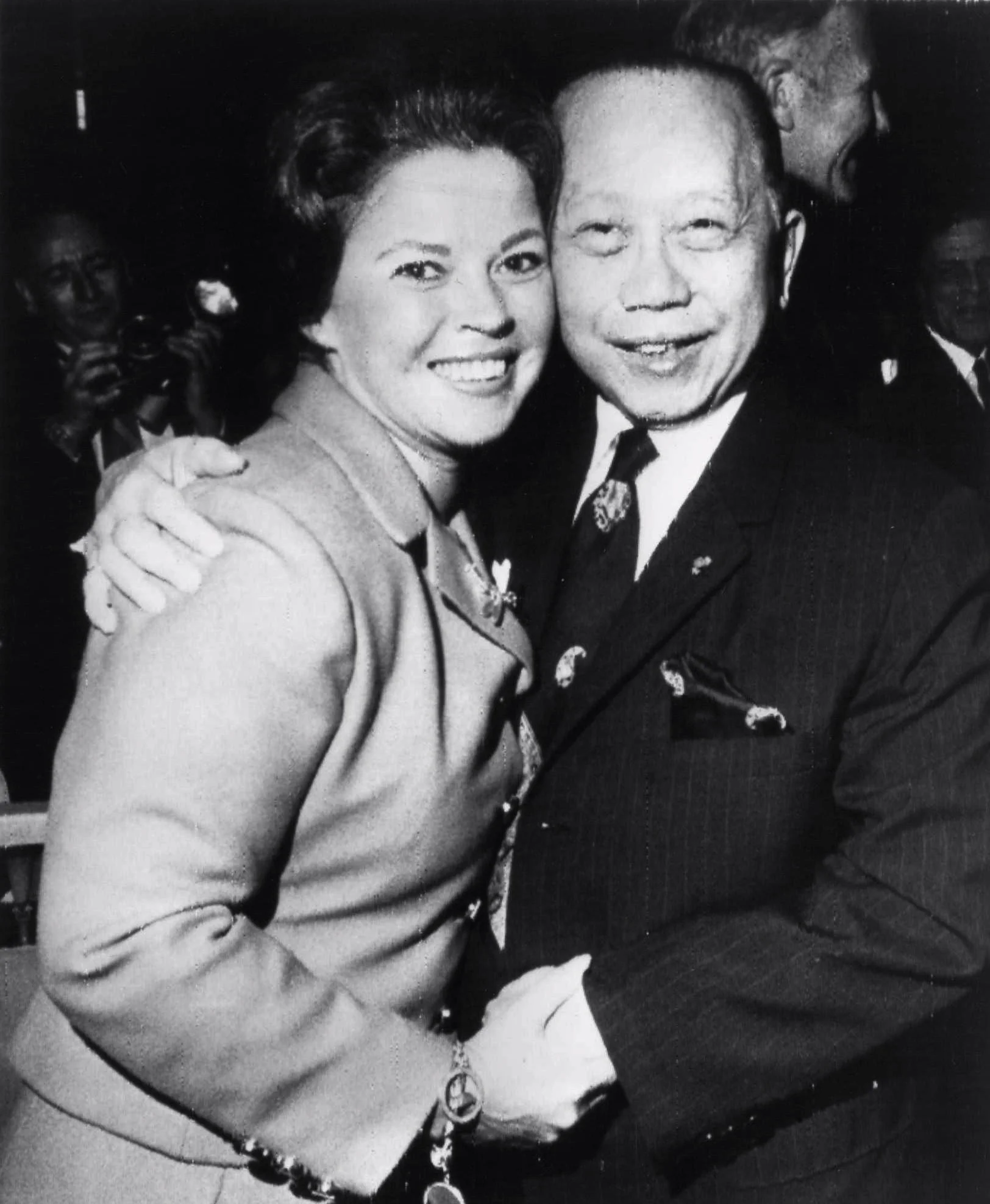 With Shirley Temple