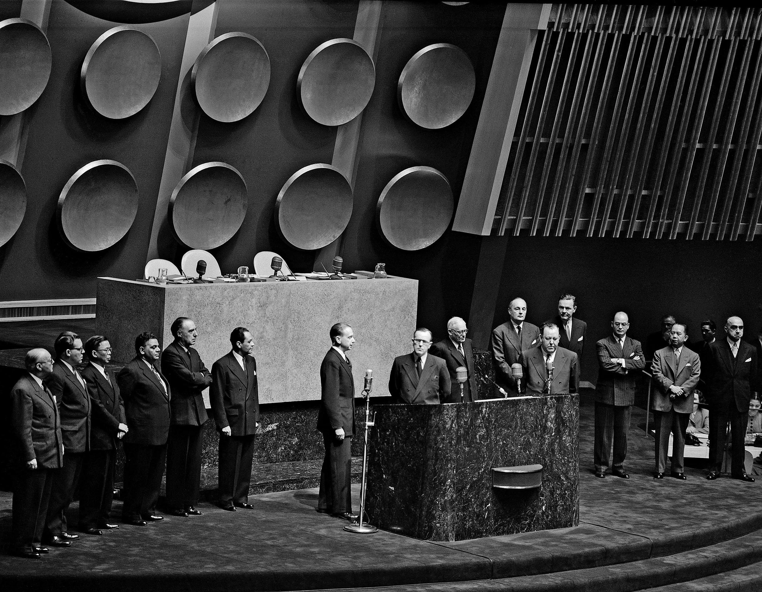 Installation of Dag Hammarskjöld