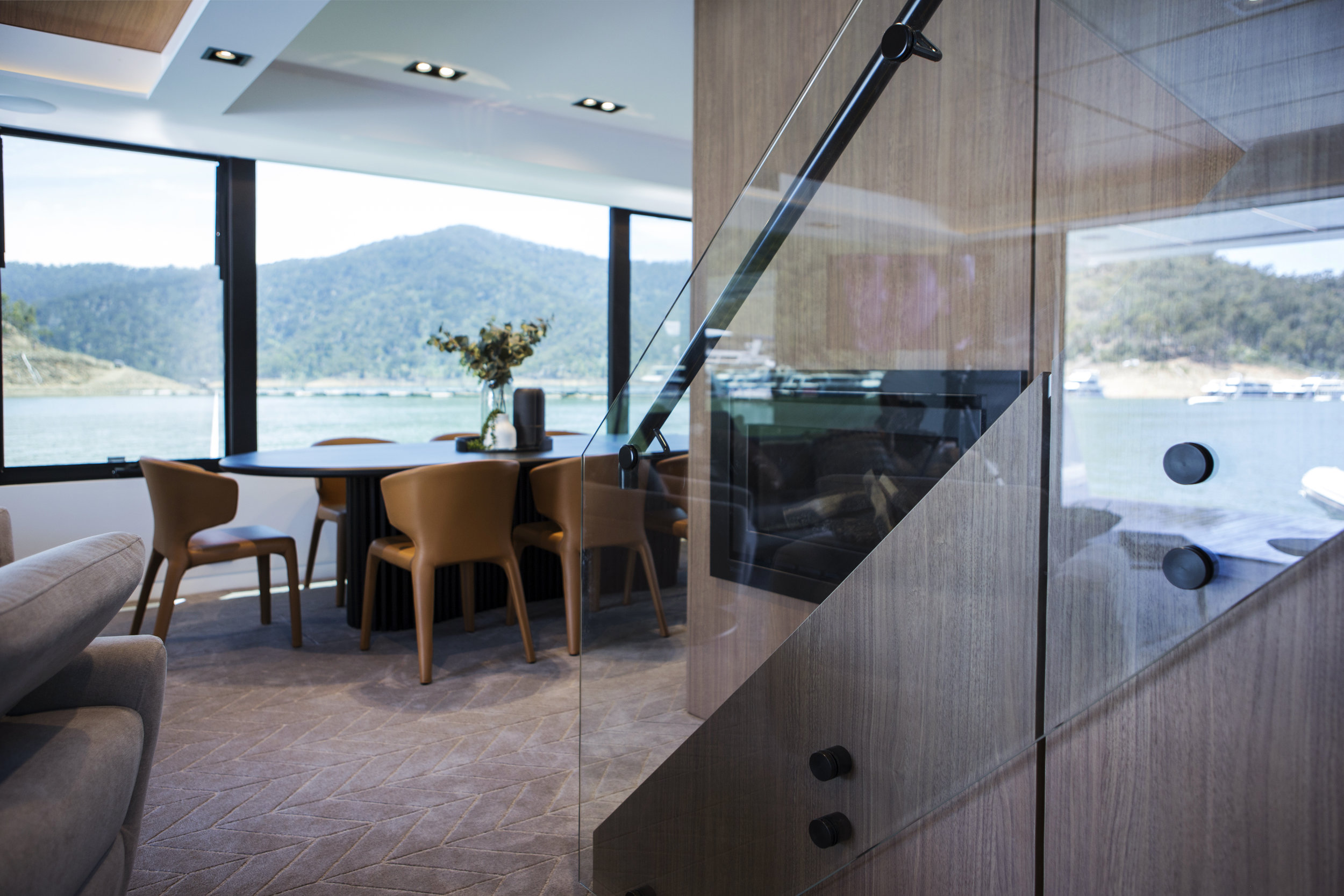 Furntiure Fitout houseboat design Lisa Larkin Design
