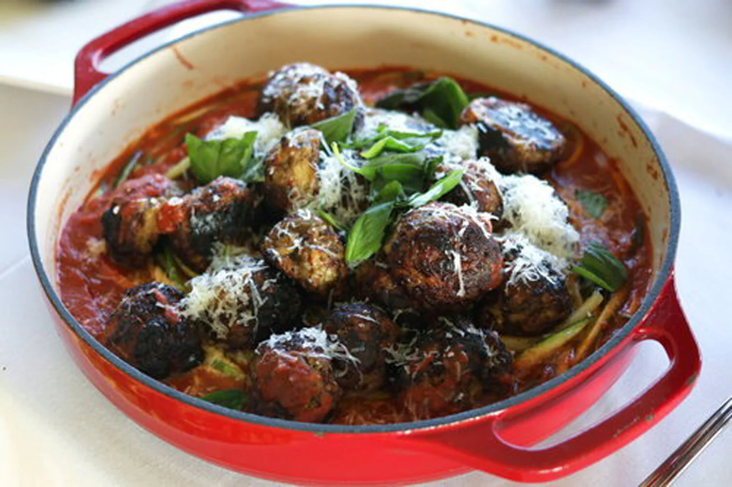 Katchkie Farm Eggplant "Meatballs" Great Performances Catering