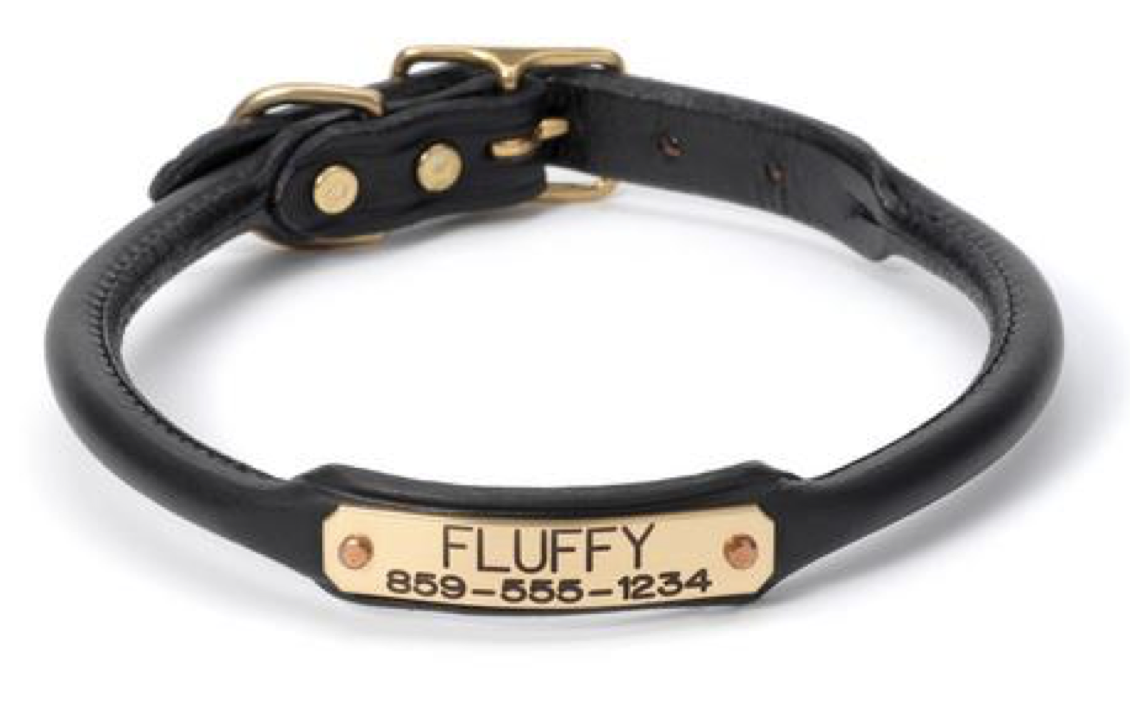 TAK - Personalised Rolled Leather Collar