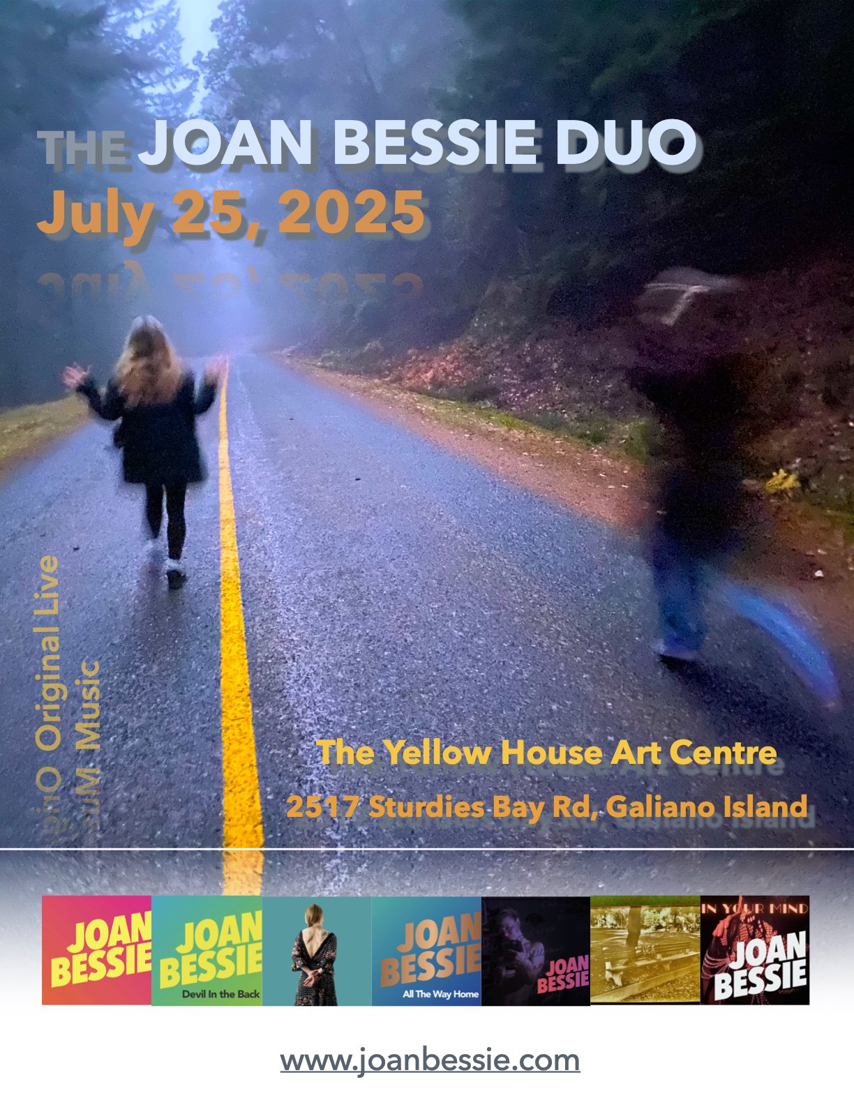 Joan Bessie Duo live at YellowHouse Art Centre