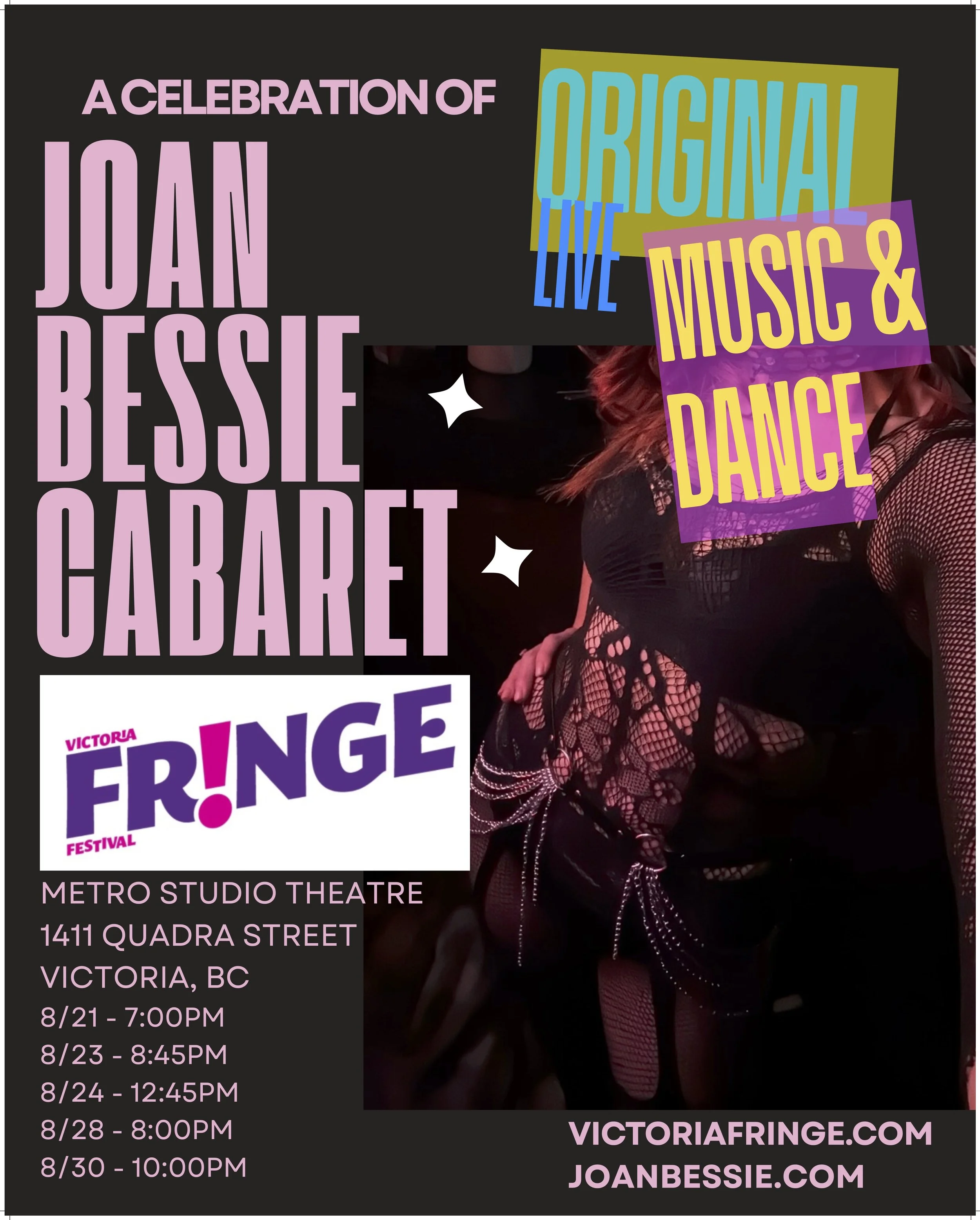 Joan Bessie Cabaret at the Victoria Fringe Festival