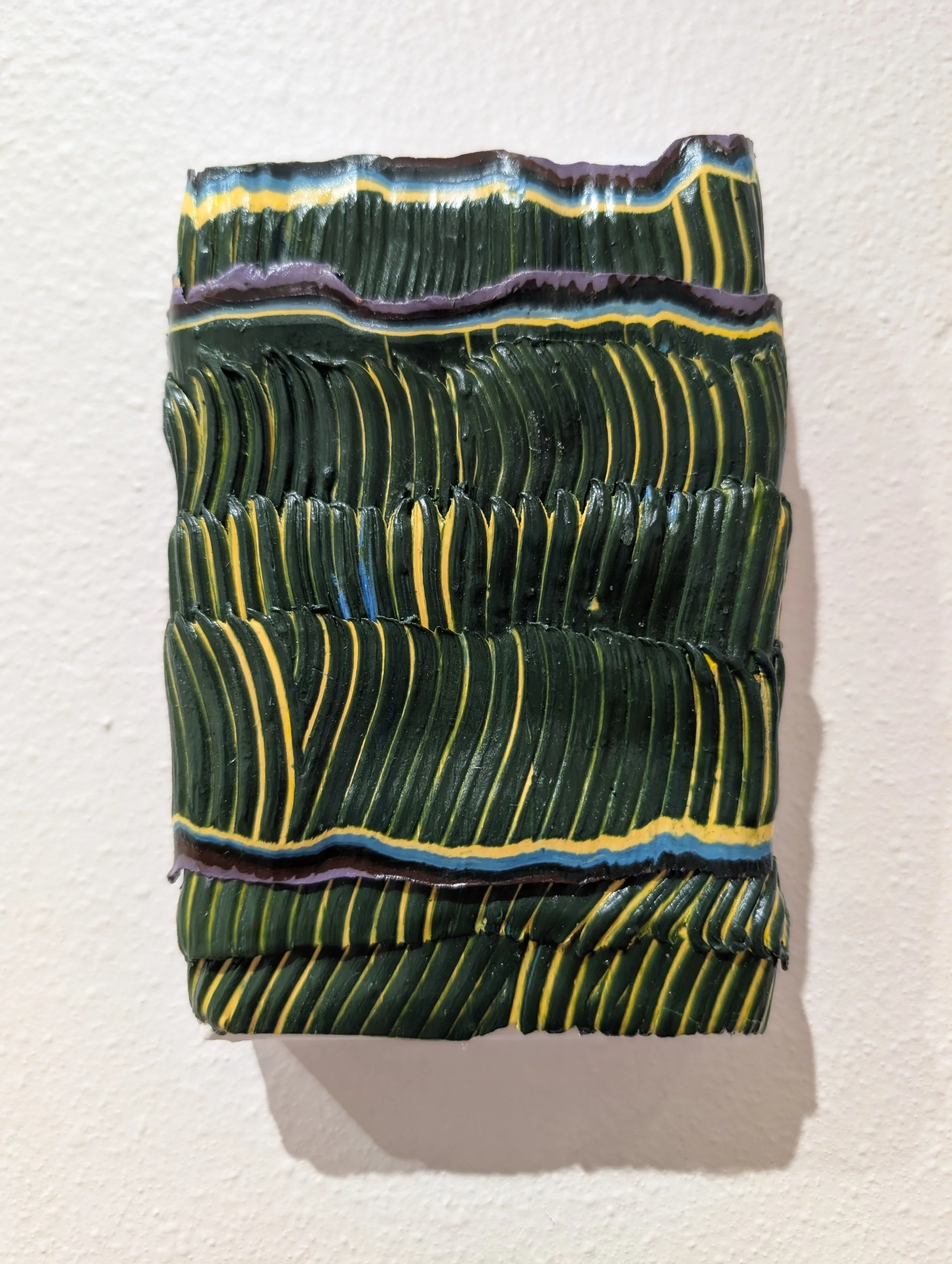   Montana Midnight Meadow  Cold wax on panel 4" x 6"  $75  Available 