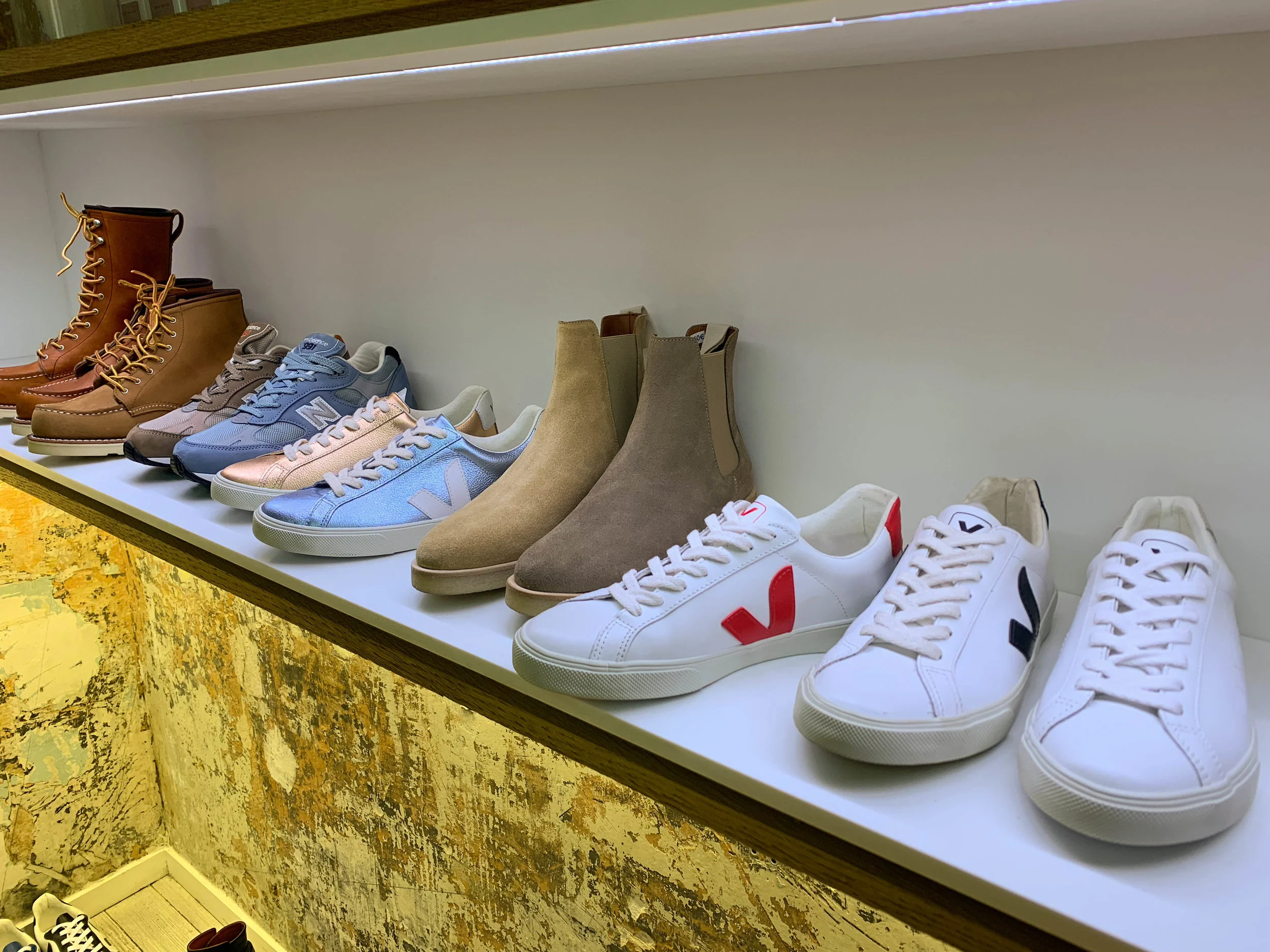 Since the store was started by Veja ’s founders, don’t worry. The shoe selection will be good.