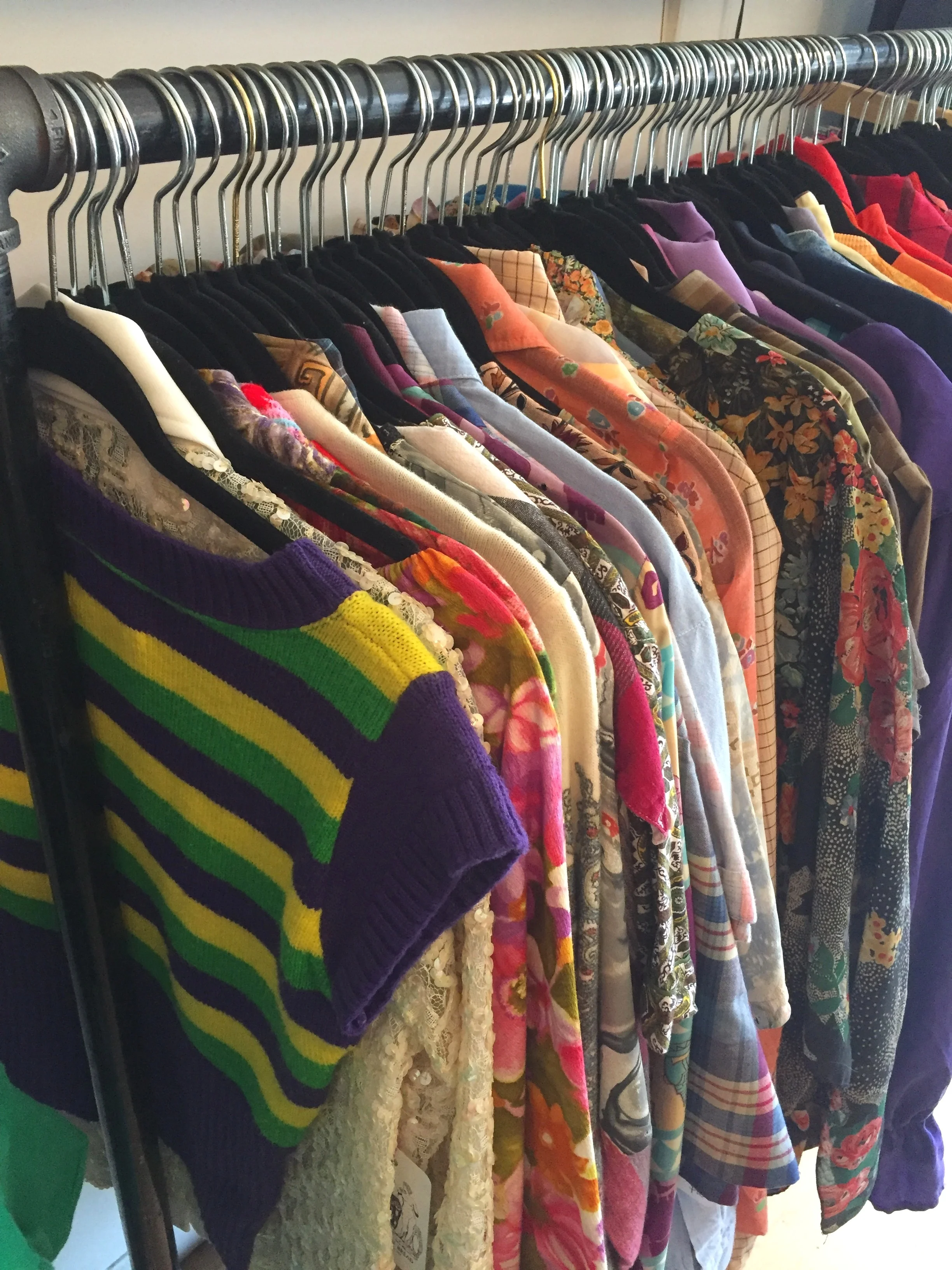 Vintages blouses in all the patterns.
