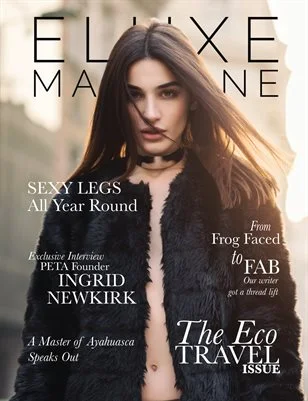 “This is one of my favorite covers because the model reflects my style: long straight hair, 70s style choker, and fake fur.”