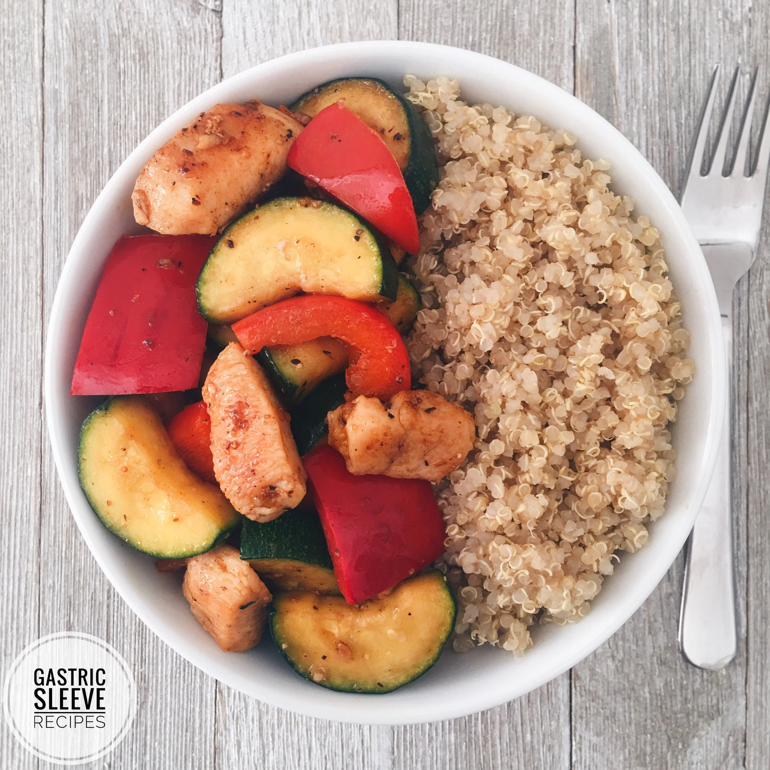 Gastric Sleeve Recipes — Garlic Pepper Chicken & Veggies
