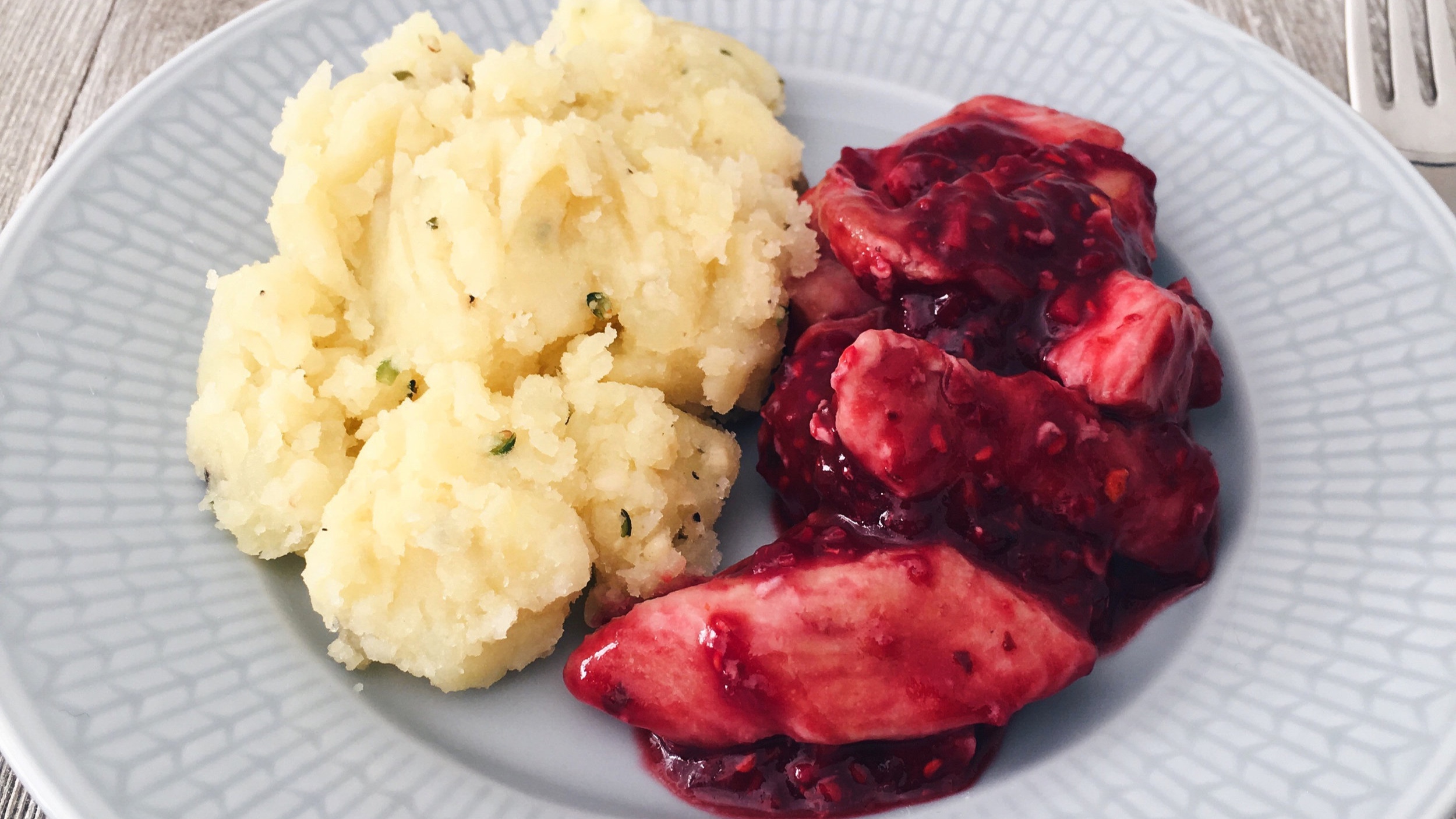Gastric Sleeve Recipes Raspberry Chicken With Mashed Potatoes gastric-sleeve-recipes-raspberry-chicken-with-mashed-potatoes