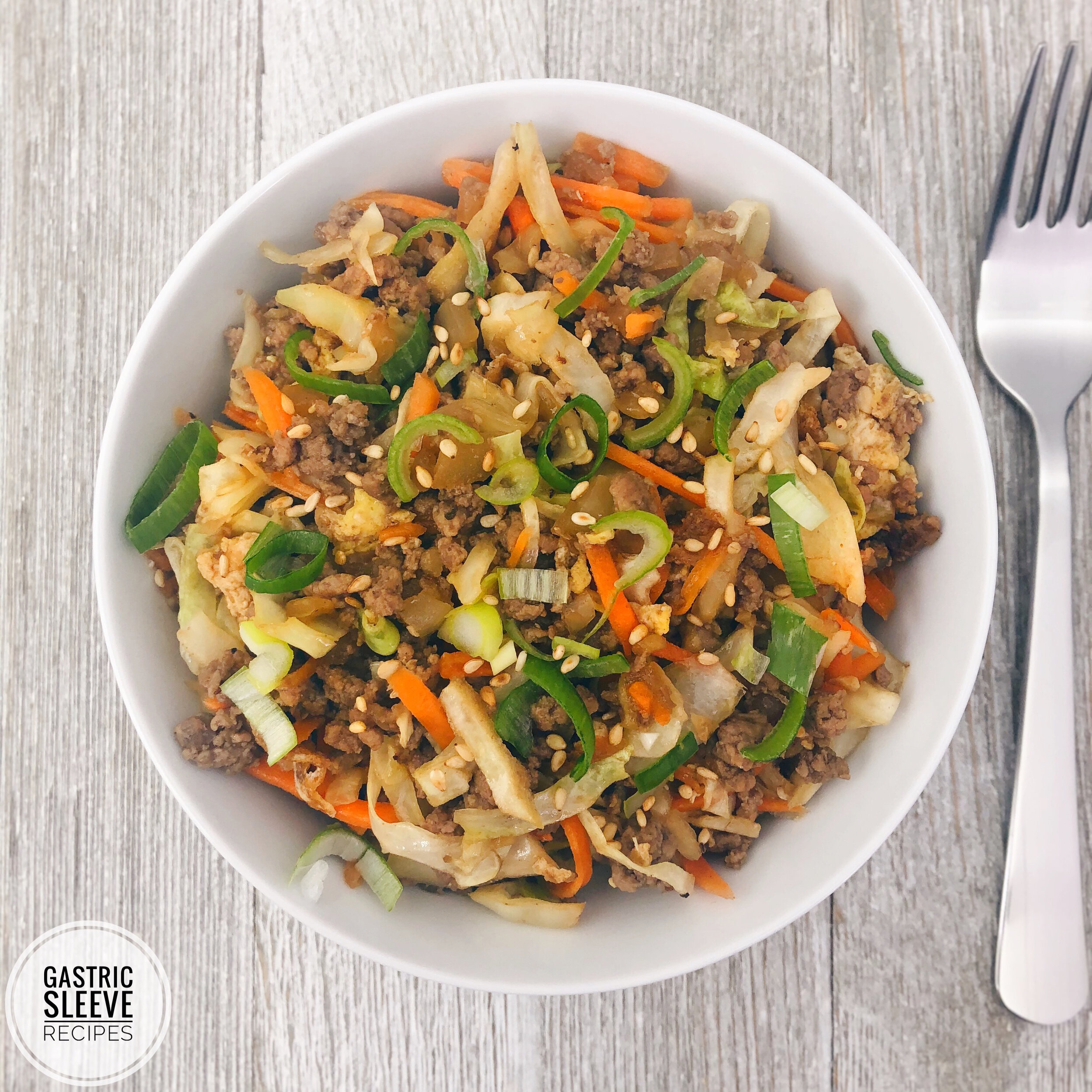 Gastric Sleeve Recipes — Egg Roll Bowl
