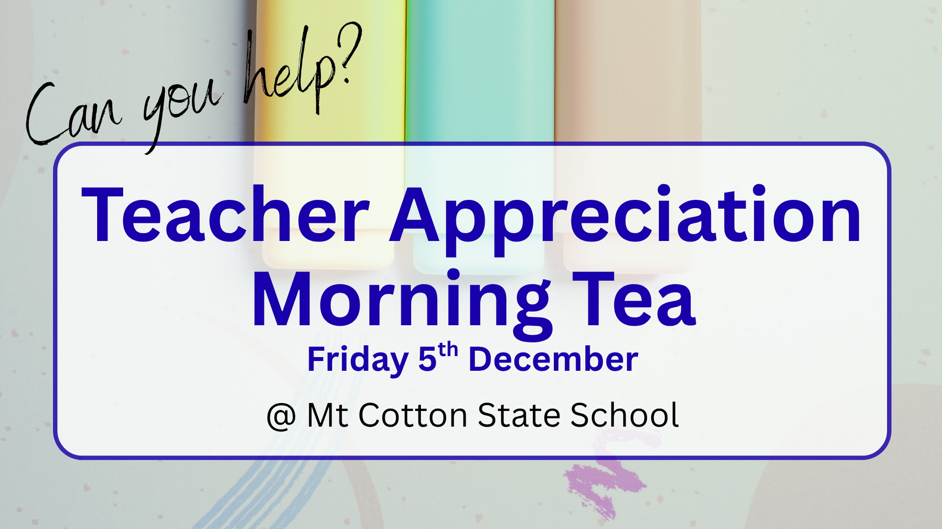 Staff Appreciation Morning Tea
