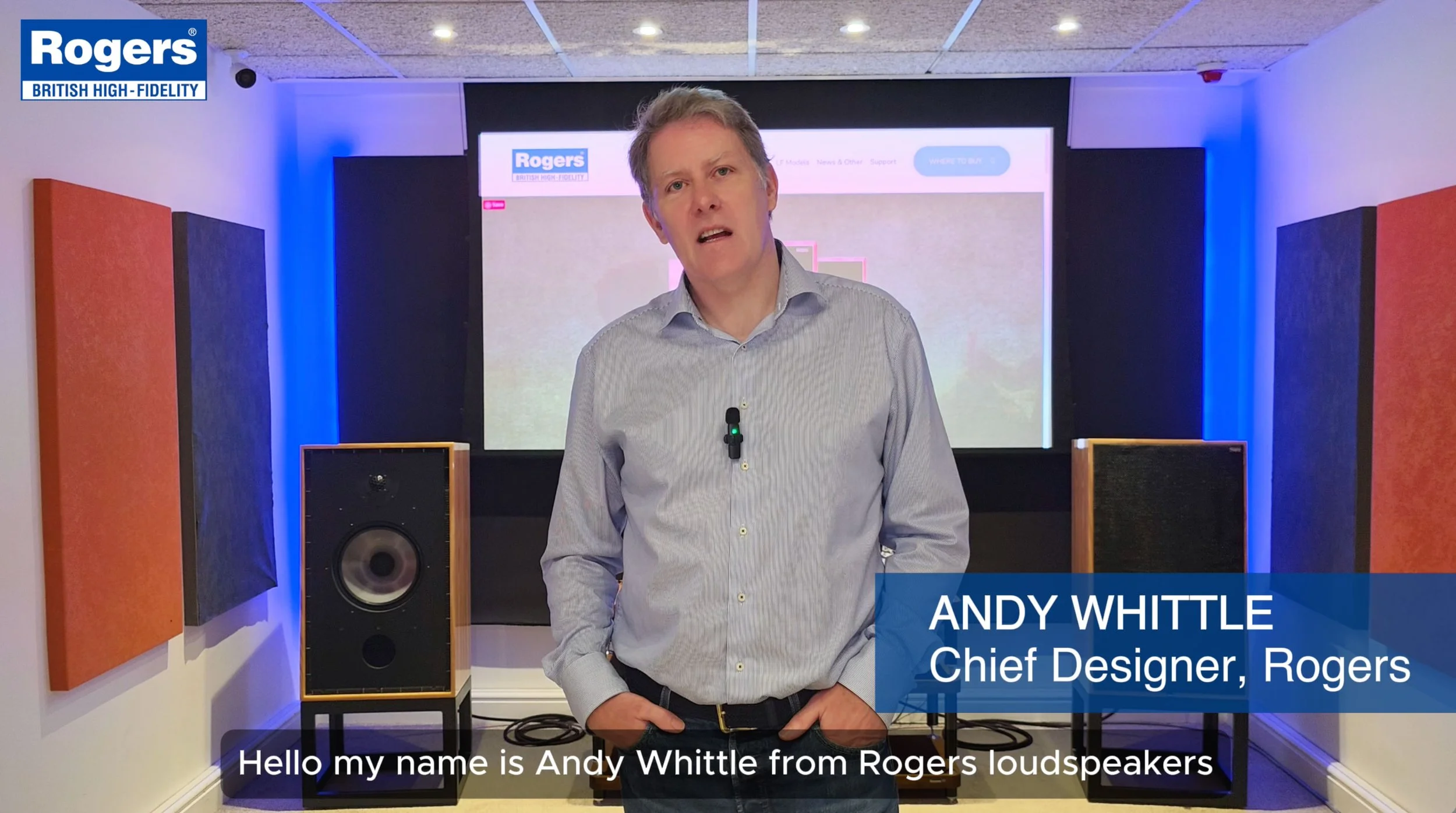 Rogers Chief Designer Talks About the New PM510 S3 Loudspeaker