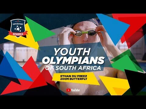 2021 SA Youth Olympian Ethan Du Preez 200m Butterfly