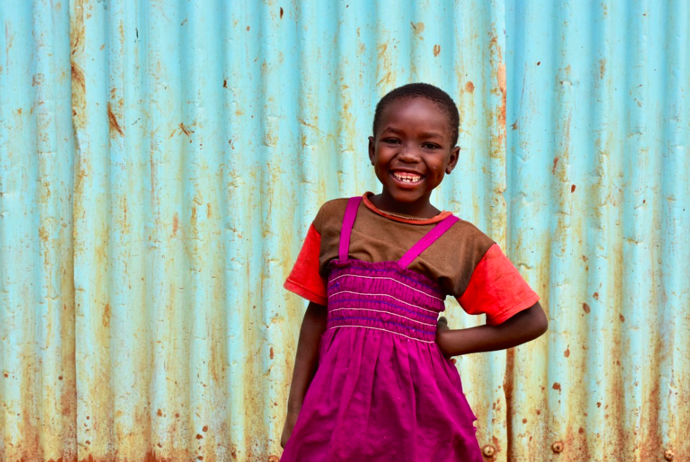 Girl from Kibera, Kenya