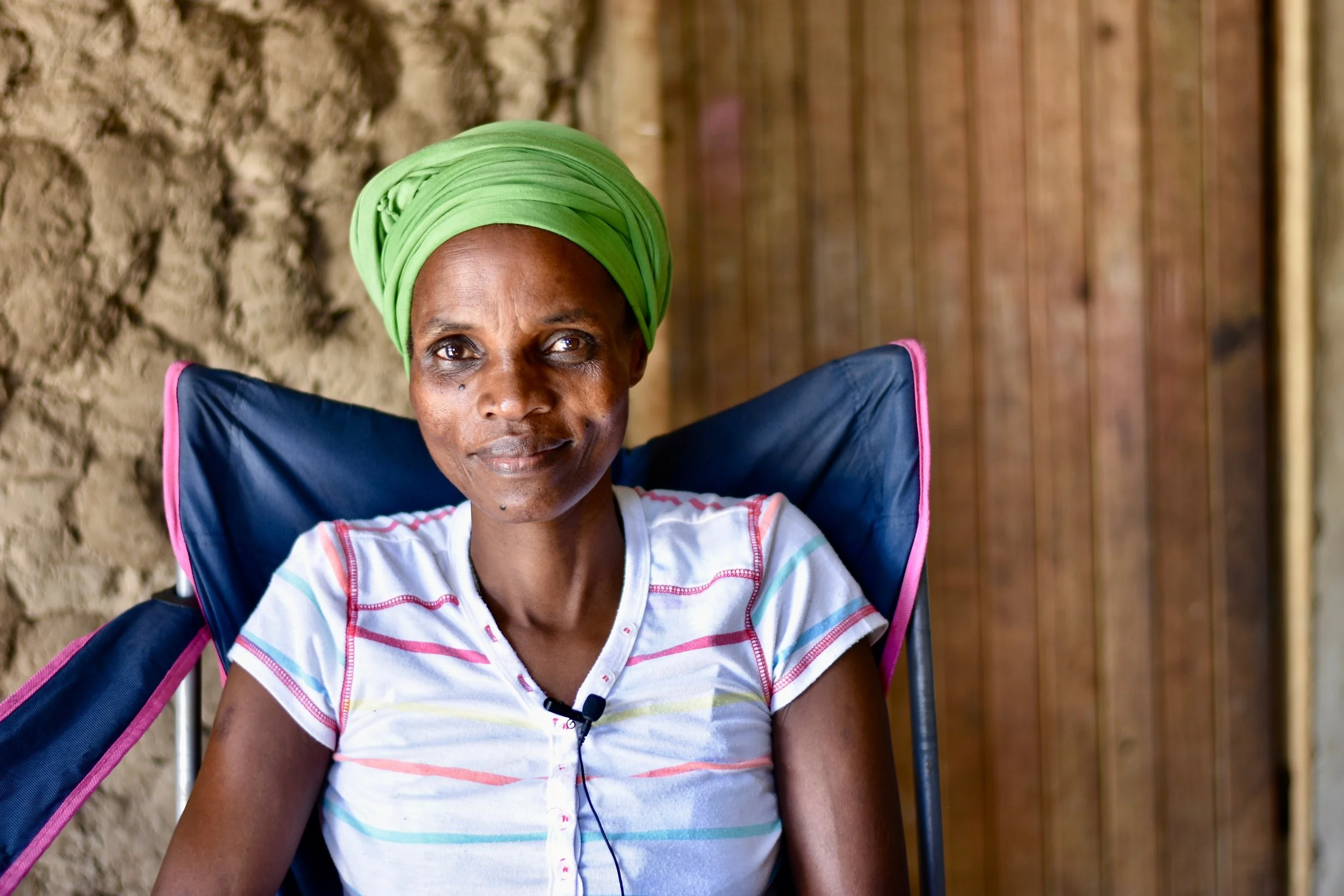Nikeziwe Ntshangase lived with HIV for years before a counselling programme helped her tell her children.