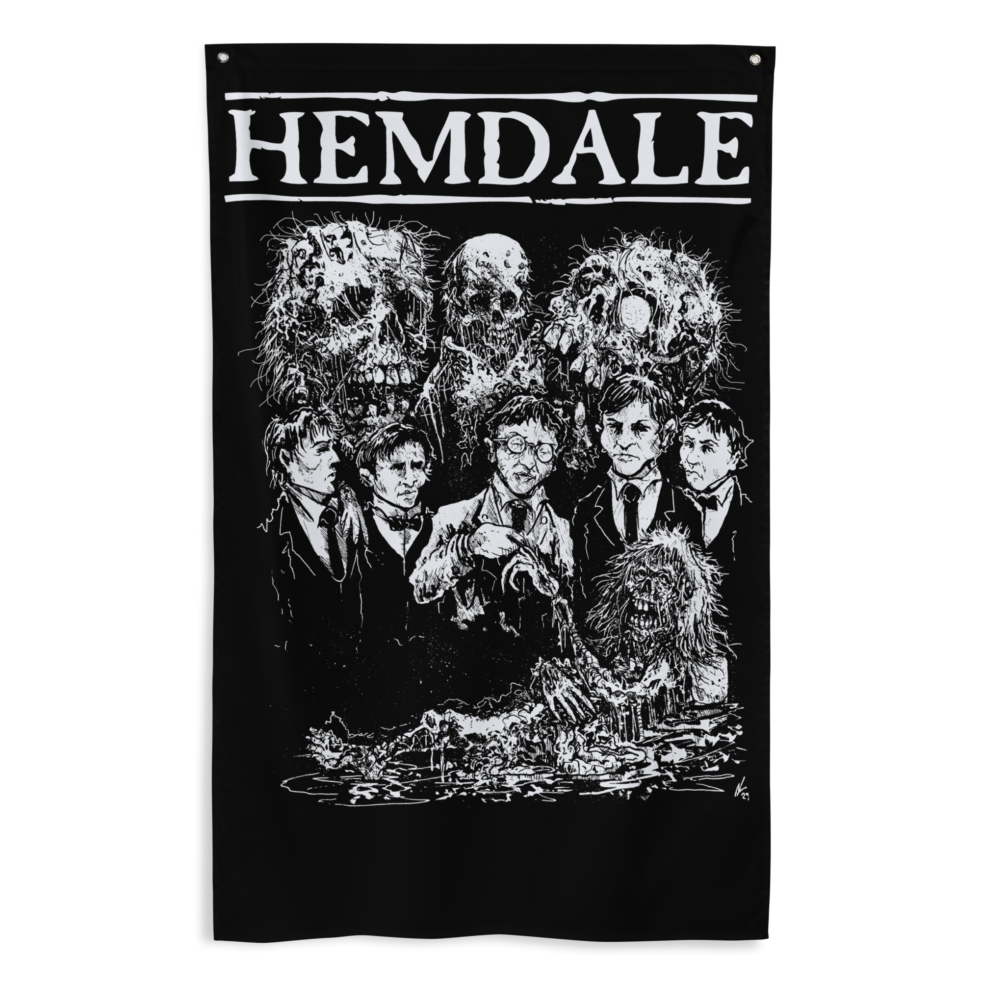 Hemdale "Autopsy" 3x5" Flag