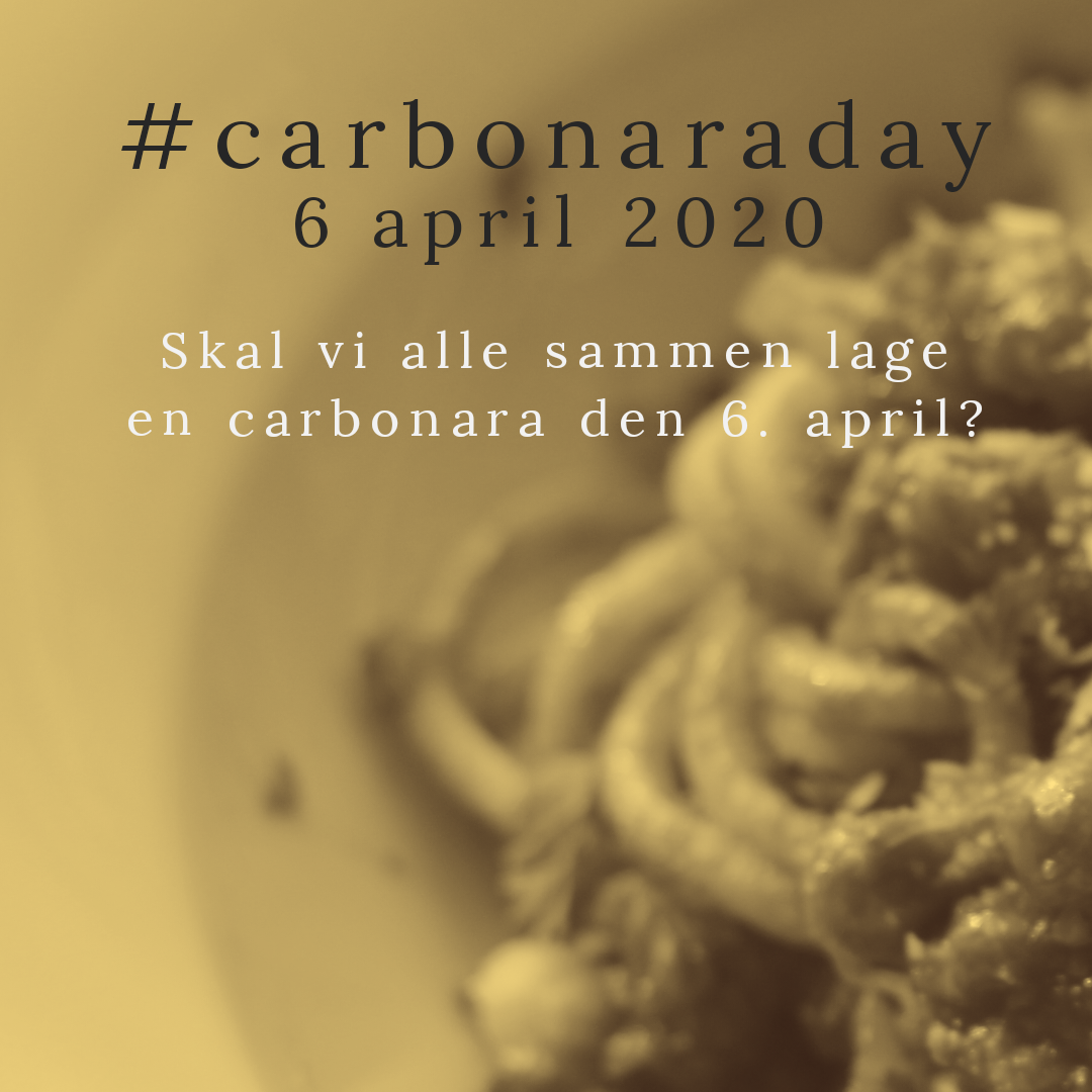 6. april - Carbonara dagen