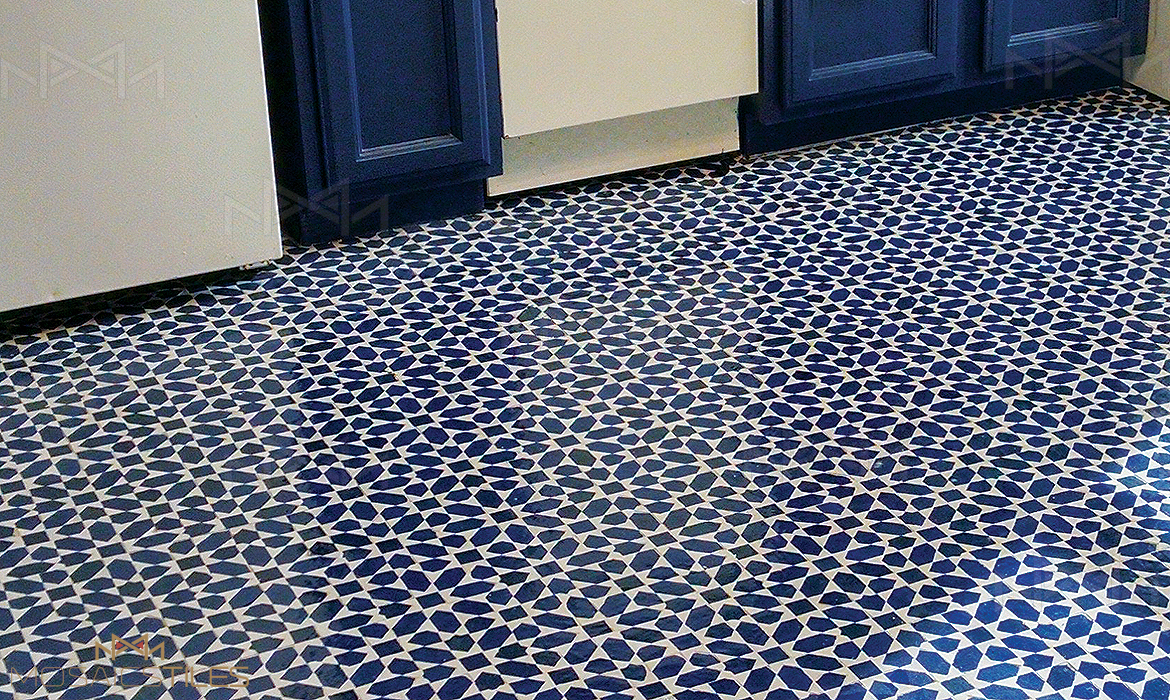 Moroccan tiles in New York kitchen
