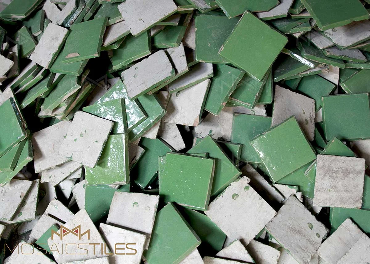 zilij tiles handemade in Morocco