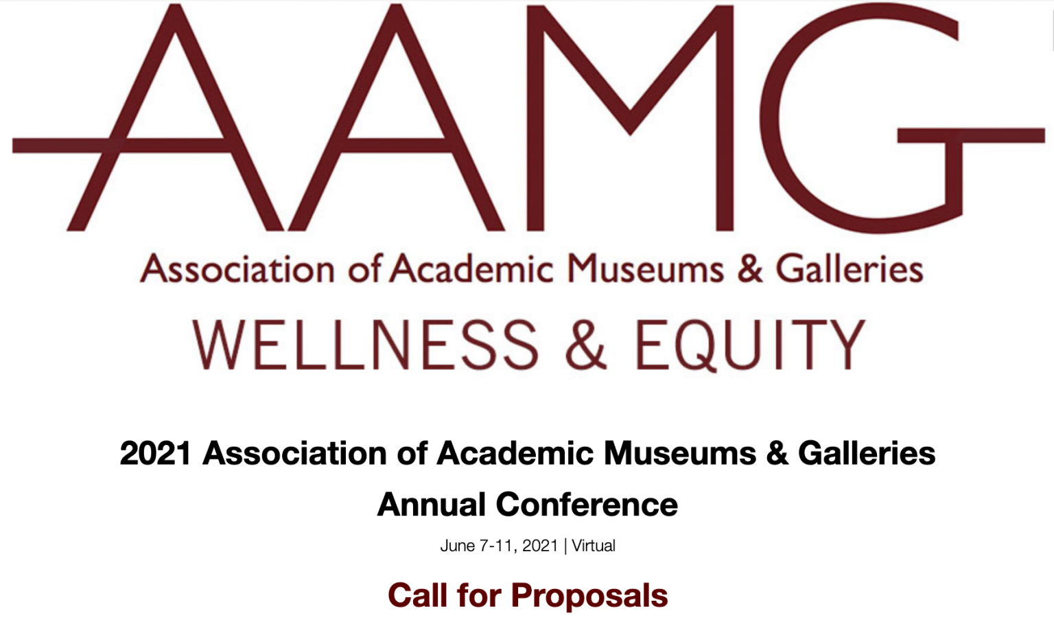 2021 Association of Academic Museums &amp; Galleries Annual Conference
