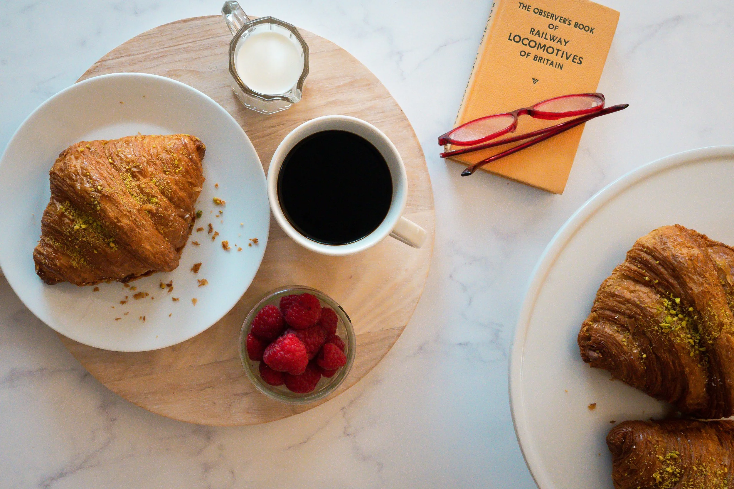 A little light reading with breakfast.