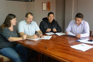 An Agreement work collaborate in ministry is signed