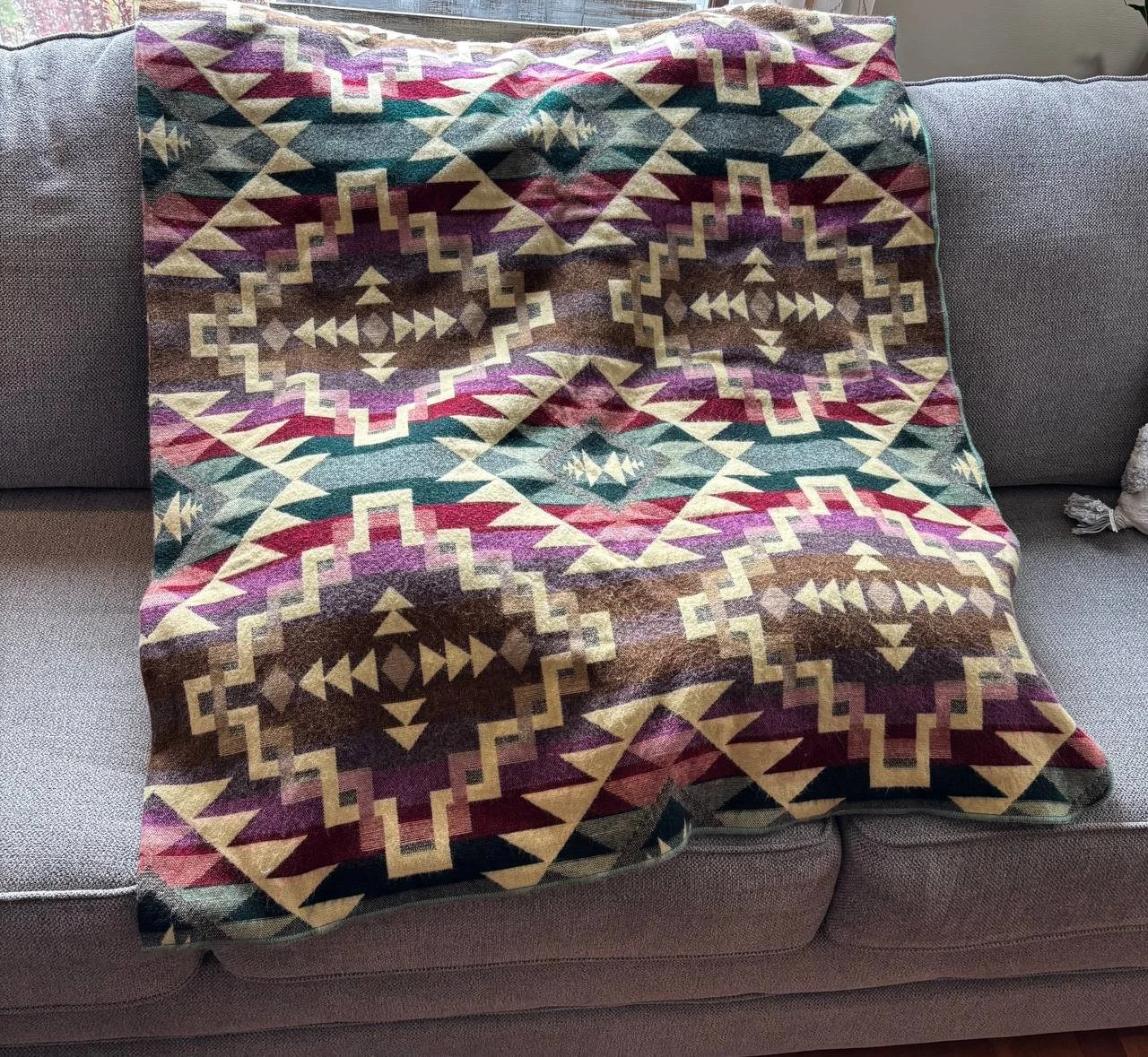 Alpaca Blanket Multi-Color