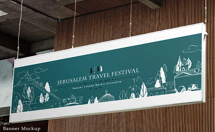 Horizontal Banner Mockup