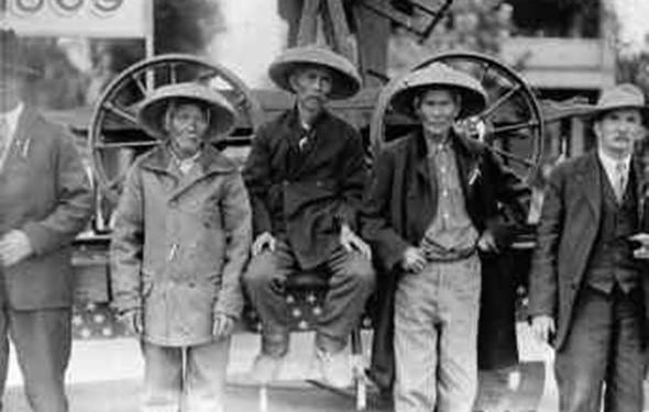Chinese Railroad Workers, Utah, circa 1869